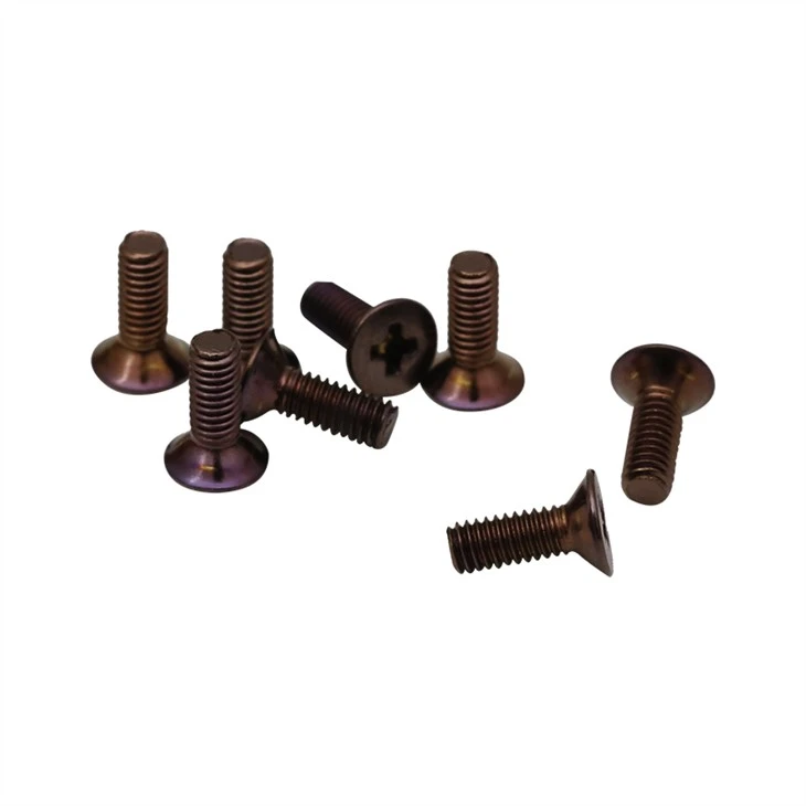 Phillips small countersunk head screw