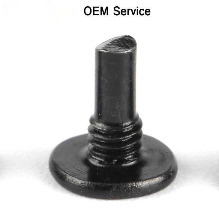 Flat Head Black Zinc Phillips Step Screws