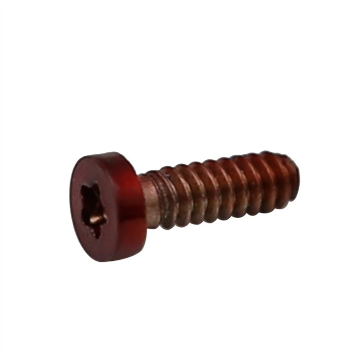 Torx socket flat head mobile phone screws